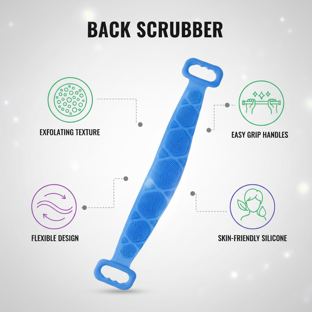 Silicone Back Scrubber – Buy 1 Get 1 FREE!