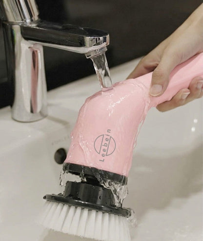 9-in-1 Electric Cleaning Brush Set with Extension Pole, 9 Interchangeable Heads, IPX7 Waterproof, 2500mAh Rechargeable Battery